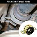 Toyota Drive Shaft Center Support Bearing 37230-35130 Replacement for T100 (1993-1998), Tacoma (1995-2015), Tundra (2000-2015)