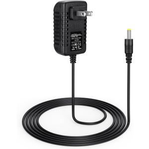 15W Power Adapter Replacement for Echo Pop, Dot 5th Gen, Dot 4th Gen, Dot 3rd Gen, Kids Edition, TV Cube Smart Speakers - Black Charger Cord Plug Long Cable, 5ft