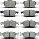 D1044 D1665 8pcs Front Rear Ceramic Brake Pads Fit For 2017 2018 2019 For Ford Escape