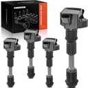 A-Premium 4PCS Ignition Coil Packs Compatible with Volvo - L4 2.0L - S60 V60 XC60 2015-2020, S60 Cross Country 2017-2018, S80 XC70 2015-2016, S90, V90 Cross Country, V60 Cross Country, V90, XC40, XC90