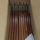 ZOBER Wooden Hangers - Heavy Duty, Non Slip Wood Hangers for Coats, Jackets, Suits, & Pants - Coat Hangers for Closet W/Bar and Notches 20 Pack (Vintage)