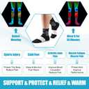 NEENCA Professional Compression Socks, Medical Athletic Ankle Socks for Injury Recovery & Pain Relief, Sports Protection, Circulation 1 Pair, 20-30 mmhg