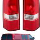 labwork Right and Left Tail Light Replacement for Express 1500 2003-2014 and Express 2500 3500 2003-2023 and Savana 1500 2003-2014 and Savana 2500 3500 2003-2023 23338319 84639024