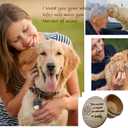 Memorial Keepsake Dog Box, Wooden Pet Paw Urns Memorial Gifts for Loss of Dog, Hair Ashes Container Remembrance Pet Loss Sympathy Gifts