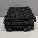 MAXWAVE 18 Pack 12" x 12" Modular Interlocking Floor Mats, Soft PVC Non-Slip Drainage Tiles, Splicing Rubber Cushion Flooring for Deck, Shower, Pool, Basement, Shed, Indoor and Outdoor Use