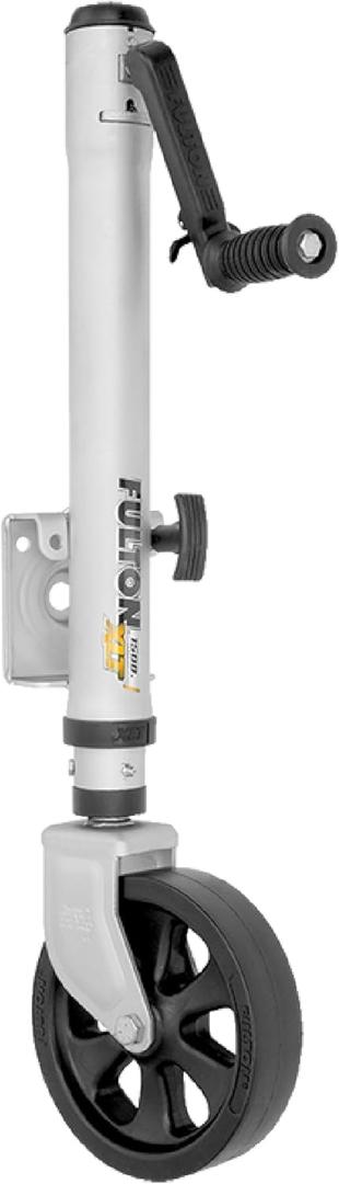 Fulton 141132 XLT Marine Trailer Jack, 1,500 lbs. Lift Capacity, Sidewind, Weld-On Side Mount, 12 Inch Travel.