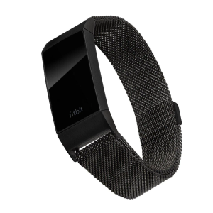 With It -Stainless Steel Mesh Band for Fitbit Charge 3 or 4 