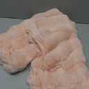 Excluding Insert Faux Rabbit Fur Bubble Pack of 2 Throw Pillow Cover Double Side 18x18 Inch Pink Thick Plush Dense Fuzzy Decorative Cushion Covers for Couch Bedroom