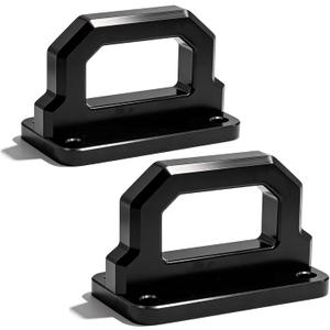 Front Tow Hooks, D-Ring Shackle Compatible with RAM 2500 3500 2WD & 4WD (2003 2004 2005 2006 2007 2008 2009 2010 201 2012 2013 2014 2015 2016 2017 2018)​ (Black)