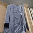 IOILORI Full Size Bed Frame with Upholstered Headboard, Sturdy Wood Slats, No Box Spring Required, Silent, Easy Assembly,Black