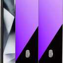 2 Pack Anti-Blue Privacy Tempered Glass for Samsung Galaxy S24 Ultra Anti-Spy Screen Protector Film Support Finger Unlock 6.8 inch