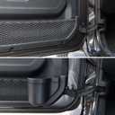 JeCar Door Pocket Front Door Storage Box Door Cup Holder Interior Accessories Compatible with Jeep Wrangler 2018-2023 JL JLU 2/4-Door, Black