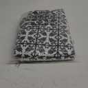 misaya Rectangle Vinyl Table Cloth, Elastic Fitted Flannel Backed Tablecloth, 100% Waterproof Plastic Table Cover Fits Folding Tables for Picnic, Camping, Outdoor (Black, 36" x 60")