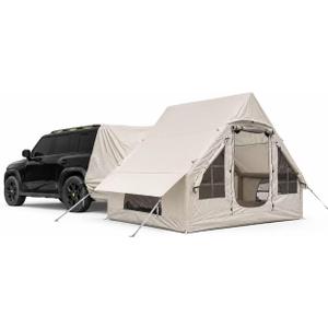 SUV Tailgate Inflatable Tent with PVC Skylight and Auto Valve, Large