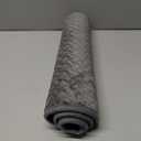 YDKGL Bathroom Rugs Non Slip, Super Absorbent Quick Dry Bath Mats for Bathroom, Foam Weave Texture Thin Bath Rugs Washable with Rubber Backing Fit Under Door Outside Shower,16" x 24 (Grey)