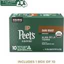 Peet's Coffee, USDA Organic Dark Roast Keurig K-Cup Pods - Alma de la Tierra 10 Count (6 Box of 10 Pods)  EXP: 12/16/2025