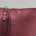 Defencase Compatible with iPhone 16 Case Wallet with RFID Blocking Card Holder for Women and Men, Fashion PU Leather Magnetic Snap Flip Zipper Strap Wallet Phone Case for iPhone 16 6.1", Wine Red