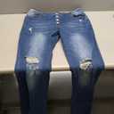 KUNMI Women's Flare Bell Bottom Jeans High Waisted Wide Leg Bootcut Jeans Stretchy Denim Pants (16, Ff005-dark Blue)