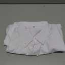 siliteelon Button Down Shirts Women Oxford Shirt Long Sleeve Stretch Dress Shirts Wrinkle Free Business Work Office Blouse (Medium, All White)