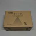 Solar Fence Lights,Warm White & Cool White & RGB 7Colors  Color Changing Mode IP65 Waterproof Solar Lights Outdoor for Deck/Patio/Backyard/Wall/Pool/Fence/Railing/Step -White Shell (12Pack)