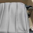 SWISSGEAR Sion Softside Expandable Spinner Luggage Durable Lightweight Travel Suitcase, Pewter, Carry-On 21-Inch
