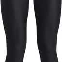 Under Armour Girls' HeatGear Full Length Legging (X-Large, (001) Black / / White)