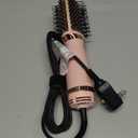 Hair Dryer Brush Blow Dryer Brush in One, 4-in-1 Hair Dryer Brush Blow Dryer with Oval Barrel, Mini Hot Air Brush for All Hair Types(Pink)
