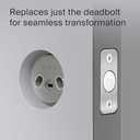 Level Bolt Smart Deadbolt - Make Your Lock Smart & Keep Your Existing Hardware and Keys - Keyless Entry via Level App (iOS & Android) - Works with Apple Home (Satin Chrome)