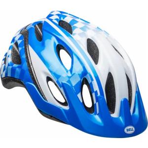 Bell® Child Bicycle Helmet - Cadence Blue/White Checkers