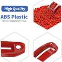 For RAM Front Fog Light Cover Trim Fit for RAM 2018-Present Red Exterior Accessories 2pcs