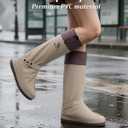 Waterproof Rain Shoe Covers Anti-Slip and Wear-Resistant Portable Stylish Rain Boots for Adult Durable Rain Gear