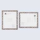 Handicrafts Home 8x10 Picture Frames Pack of 2 Casablanca Fumar Resin Inlay Photo Frame, Decorative Frames for Wall & Desk, Boho Chic & Vintage Inspired Home Decor, Unique Handmade Photo Display