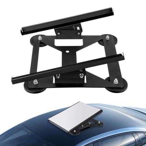 Professional Car Suction Cup Mount for Starlink Mini, Stainless Steel Magnetic Vehicle Mounting Kit for Starlink Mini, Quick Release Roof Mount for RV, Vans, Boat