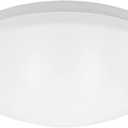 Maxxima 14 in. LED Flush Mount Ceiling Mushroom Light Fixture - Indoor Dimmable Dome Light, 3000K Warm White, 1600 Lumens, Ideal for Bedroom, Kitchen, and Entryway