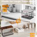2 Pack Stackable Extra Large Trash Bag Holder Under Sink, Wall Mounted Garbage Bag Dispenser Roll Holder for 13/33 Gallon Trash Bags, Kitchen/Pantry/Laundry Room Organization Basket Storage Bin
