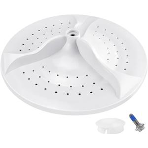 Upgraded W10752283 Washer Washplate Compatible for Whirlpool Washing Machine by Techecook - wtw5000dw1 Washplate Replaces w10609476, w10834890, ps10064549, AP5956378, 3452757