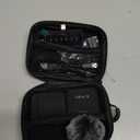 PQRQP 3 in 1 Microphone for iPhone/Android/Camera, Wireless Microphones, 328ft Transmission, 18H Battery Life, Mini Microphone for Record Interview, Vlogs, Tiktok (Ebony Black)