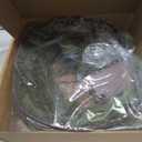 Fudios Lighted Christmas Pine Garland 6FT 48 Warm White LED Battery Operated with Timer for Mantle Fireplace Holiday Winter Decoration Indoor Outdoor Use