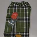 Kuoser Waterproof Dog Coat, Reversible Dog Jacket for Small Dogs, Adjustable Durable Doggie Winter Coat Warm Cozy Puppy Cold Weather Apparel from Small to Large Breed, Green S (Small (Pack of 1))