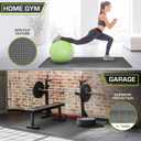 ProsourceFit Weaved Pattern Extra Thick Exercise Puzzle Mat -inch, EVA Foam Interlocking Tiles for Protective, Cushioned Flooring for Home and Gym Equipment; Grey, 24 SQ FT, 6 Tiles