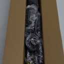 Zeerobee Curtain Rods for Windows 32 to 72, 1 Inch Industrial Wrap Around Black Curtain Rod, Indoor/Outdoor Room Divider Adjustable Drapery Pole, 32"-72"