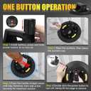 Electric Heavy Duty Suction Cup for Glass,11.8" Vacuum Tile Suction Cup Tool with Digital Display,350lbs Max Load, Auto Pump & Detachable 3000 mAh Battery, Suction Cup Lifter for Tile Granite Marble