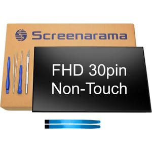 SCREENARAMA New Screen Replacement for B156HAN02.5, FHD 1920x1080, IPS, Matte, LCD LED Display with Tools