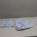 3 Piece Workout Sets for Women Butt Lifting Leggings with High Impact Sports Bra Gym Shorts (Medium, Light Blue)