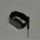 Silicone Band with Stainless Steel Case Cover Compatible with Samsung Galaxy Watch 8 Ultra 47mm (2025) / Samsung Galaxy Watch Ultra 7 47mm Bands (2024) Protective Case Cover for Men (Black)