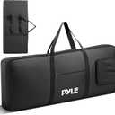 Pyle Keyboard Case, 61 Key Carrying Case Bag for Piano Keyboards, Protects and Covers Portable Digital Keyboard Water Resistant, Used for Models PKBRD6139BT, PKBRD6151PB, and PKBRD6175P, Stadard