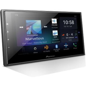 Pioneer DMH-W4660NEX 6.8" Capacitive Touchscreen, Double Din Wireless & Wired Apple CarPlay & Android Auto, Amazon Alexa Built-in, Bluetooth, HD Radio, Backup Camera, FLAC, Hi-Volt RCA