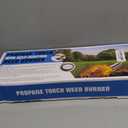 Weed Torch for Propane Tank with 11.5FT Hose, Propane Torch Weed Burner with Self Igniter Flame Control and Turbo Trigger, Flame thrower for Weeding, Roof Asphalt, Melting Snow, Road Marking (Black)