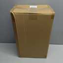 TIPGO Bathroom Trash Can with Lid, 4 Gallon / 15 Liter Small Garbage Can, Press Top Bin, Plastic Wastebasket with Pop-Up Lid for Bedroom, Living Room, Office (Black, 2 Pack)