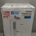 Gasbye 4500 Sq.Ft. 2025 Energy Star Dehumidifier for Basement with Drain Hose, Max 115 Pints/ D Dehumidifier for Large Room, [45dB Quiet Compressor], 1.7 Gallons Water Tank, Auto-restart, Black